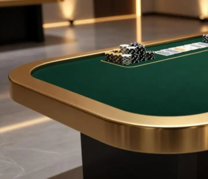 Profesjonalne stoły casino przygotowane do wynajmu na event.